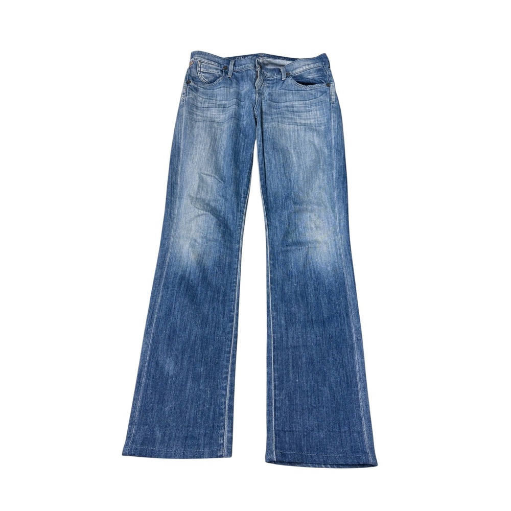Citizens of Humanity Dani Cropped Straight Leg Jeans Blue Womens USA Size 26X29